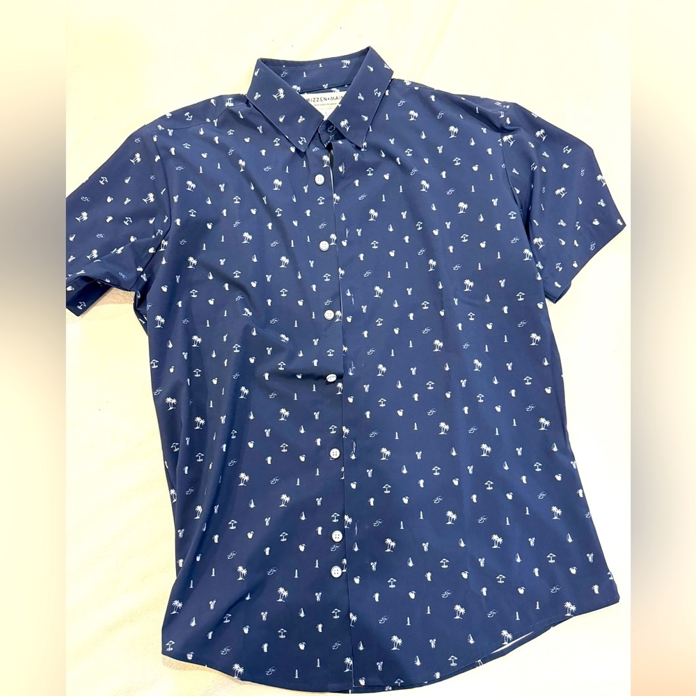 Short sleeve Trim small Mizzen and Main button down